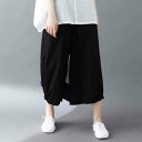 ワイドパンツ レディース 50代 プレスパンツ ワイド ハイウエスト 冬 セミ あったか 夏 大きいサイズ ガウチョパンツ コーデ ゆったり ゴム パンツ セン...