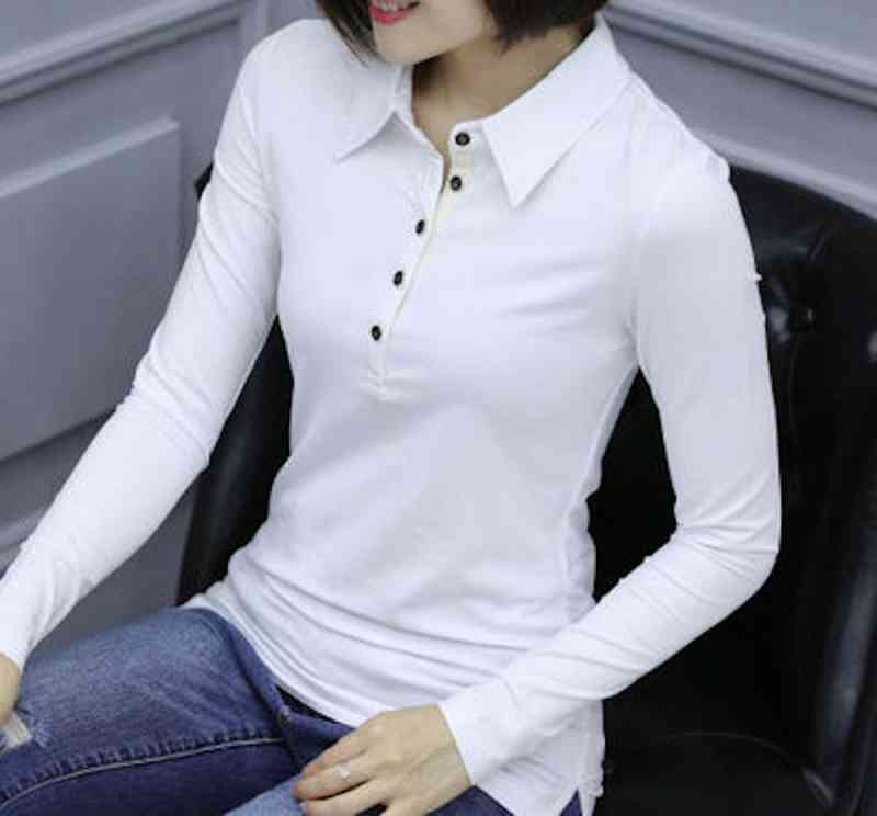 ポロシャツ レディース 春 ゴルフ 厚手 大きいサイズ 黒 シャツ トップス ブランド スポーツ あったか おしゃれ 子供 トレーナー スクール 仕事 秋 シニ...