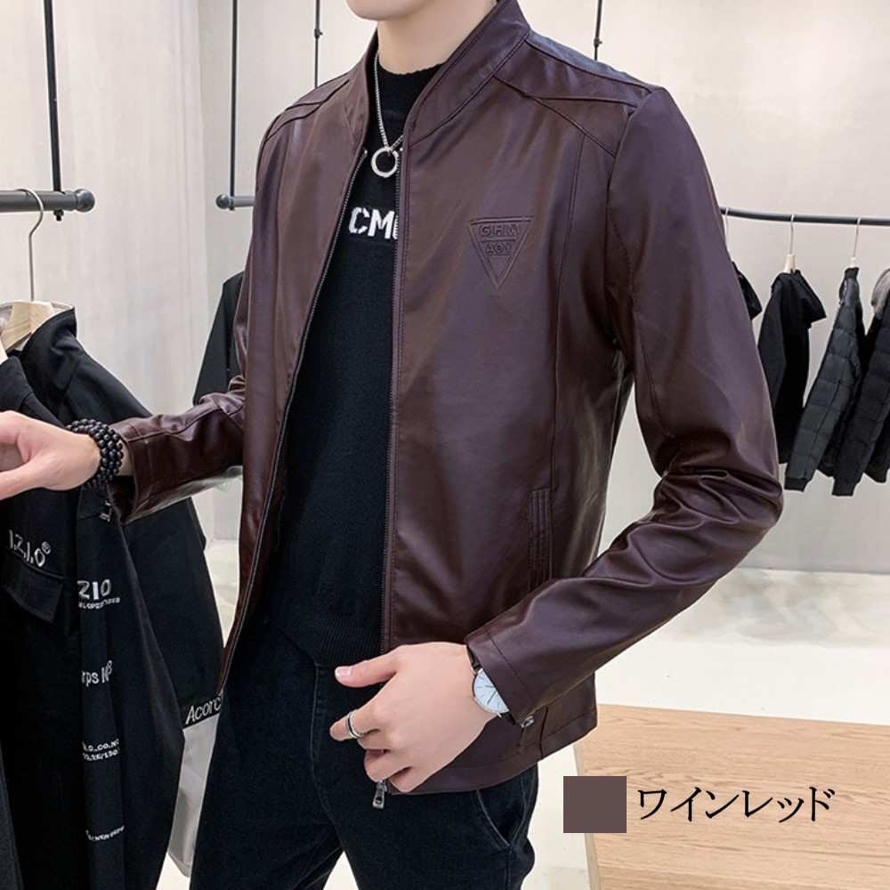 【＼クーポン利用で20%OFF!／】 ライダースジャケット メンズ シングルレザージャケット ショット ブルゾン 着こなし 革ジャン 冬 秋 アウター ダブル レザー ブランド おすすめ Tシャツ 厚手 革 おしゃれ セール レザージャケット シングル スエード ジャケット weartech-10089516 TOKYO SIC(トウキョウシック) サンプル画像3