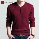【\クーポン利用で20%OFF!/】 Tシャツ メンズ フェイクボタンVネックニット ロング Vネック 秋 ジャケット シャツ ゆったり 人気 ティーシャツ 暖かい コットン 肌着 長袖 春 カジュアル ブラック インナー ポリエステル ブランド ワッフル スポーツ おしゃれ 無地