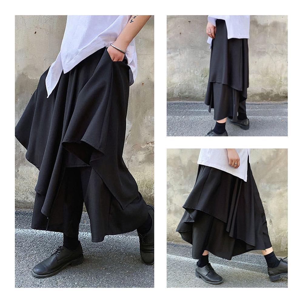 ワイドパンツ メンズ ドレープスカートパンツ ハイウエスト 夏 サルエルパンツ バギーパンツ 大きいサイズ ボア 40代 きれいめ パンツ 暖かい イージーパンツ 春 おすすめ デニムワイド ワイド 秋 コーデ 50代 ガウチョパンツ ブランド 高身長 冬 デニム あったか weartech-10052824 TOKYO SIC(トウキョウシック) サンプル画像3