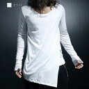 【\クーポン利用で20%OFF!/】 Tシャツ メンズ 長袖スリットカットソー ゆったり 冬 春 ポリエステル インナー コットン 40代 Vネック 肌着 ロング オシャレ ブランド おしゃれ ブラック おすすめ 無地 秋 長袖 シャツ ワッフル ジャケット スポーツ 暖かい