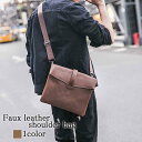 ショルダーバッグ メンズ フェイクレザーショルダーバッグ 軽量 2WAY 秋 トートバッグ ブランド 縦型 大人 冬 ナイロン 大きめ 軽い 小さめ 30代 6...