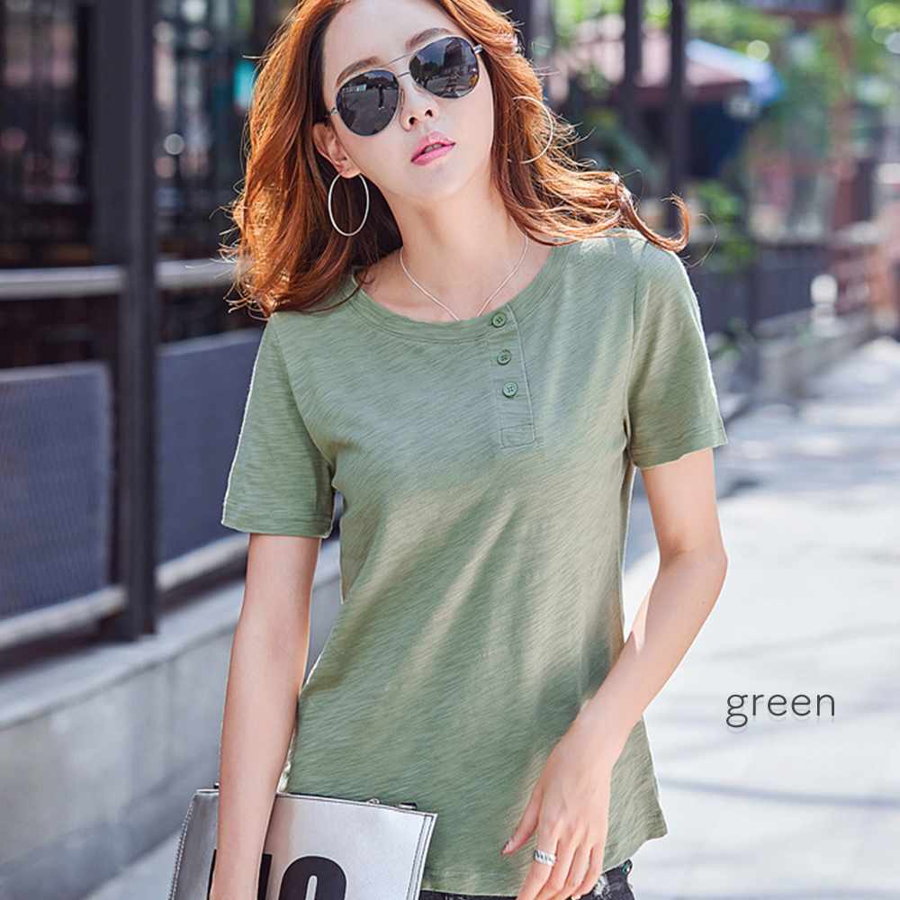 Logo - 【＼クーポン利用で20%OFF!／】 Tシャツ レディース ボタン無地Tシャツ 涼しい 40代 スポーツ シャツ トレーナー カットソー かわいい 夏 コーデ カジュアル ロング ティーシャツ ゆったり 大人 おしゃれ 薄手 ブランド 春 ロゴ 半袖 7分袖 ブラウス ジム