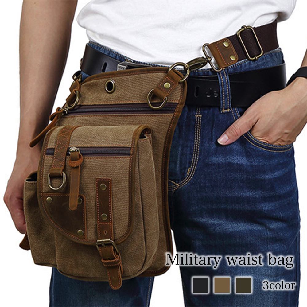 ボディバッグ メンズ ミリタリーウエストバッグ ブランド きれいめ 冬 ハイ 防水 人気 小さめ 撥水 スポーツ 軽い ウエストバッグ 大きめ 30代 おすすめ...
