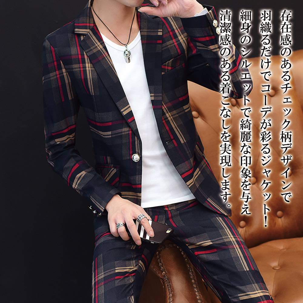 【＼クーポン利用で20%OFF!／】 テーラードジャケット メンズ チェック柄テーラードジャケット 厚手 Tシャツ 中綿 大きい チェック テーラード 30代 冬 秋 カジュアル スーツ コーデュロイ セール ブレザー 40代 アウター 白 テーラードジャケット 春 ジャケット