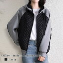 パーカー レディース 異素材キルトジャケット ロング ブランド 軽量 ロゴ 長袖 春 肌着 韓国 厚手 フリース ジャケット 暖かい 秋 かわいい 大きめ グレ...