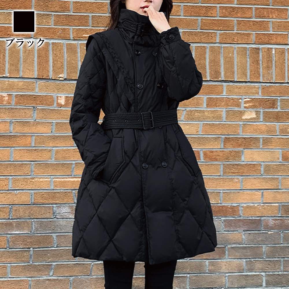 【＼クーポン利用で20%OFF!／】 ダウンジャケット レディース Aラインダウンコート 軽い ダウンコート フード 大きいサイズ 40代 ジャンパー 軽量 高級 黒 ロング 防風 きれいめ ハーフ 冬 人気 丈 コート 赤 春 スリム おしゃれ ショートコート ブランド 秋 weartech-10089154 TOKYO SIC(トウキョウシック) サンプル画像3