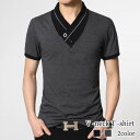 Tシャツ メンズ VネックTシャツ おしゃれ ブラック 涼しい 40代 Vネック ロング 綿 肌着 カジュアル スポーツ ワッフル ブランド ゆったり 7分袖 シャツ ポリエステル おすすめ 薄手 ティーシャツ ジャケット オシャレ 春 インナー コットン 夏 人気 半袖