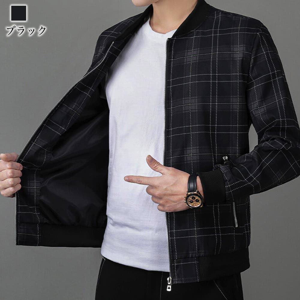 【＼クーポン利用で20%OFF!／】 ブルゾン メンズ チェック柄ジャケット 大きいサイズ 厚手 シニア おすすめ マウンテン ジャケット 春 アウター ゴルフ 作業着 ボア かっこいい ブランド きれいめ キルティング ジャンパー ビジネス 冬 ウェア 中綿 40代 コーデ weartech-10089593 TOKYO SIC(トウキョウシック) サンプル画像3