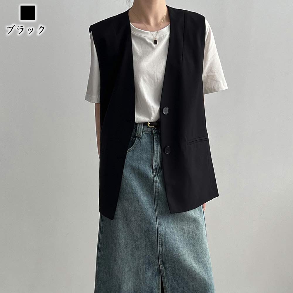 【＼クーポン利用で20%OFF!／】 ベスト レディース Vネックミディアムベスト あったか おしゃれ 秋 フリース ブランド 人気 春 部屋着 スーツ ニット アーガイル 厚手 スポーツ ウール ダウン シニア 冬 お年寄り 羽毛 キルティング 黒 襟なし 可愛い ロング 中綿 weartech-10093057 TOKYO SIC(トウキョウシック) サンプル画像3