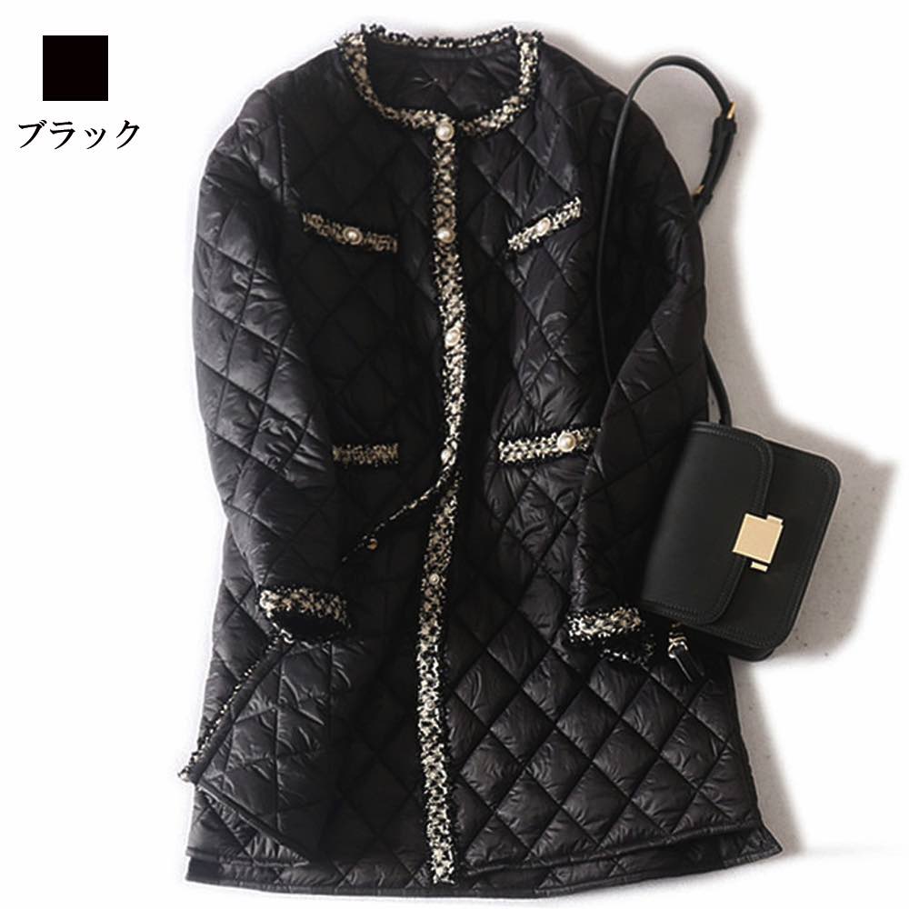 スーパーセール タイムセール SALE ノーカラージャケット レディース キルティングコート 人気 カジュアル 冬 ピンクノーカラージャケット ショート フォーマル 大きいサイズ テーラードジャケットノーカラージャケット コート ノーカラーコート ノーカラー スーパーSALE