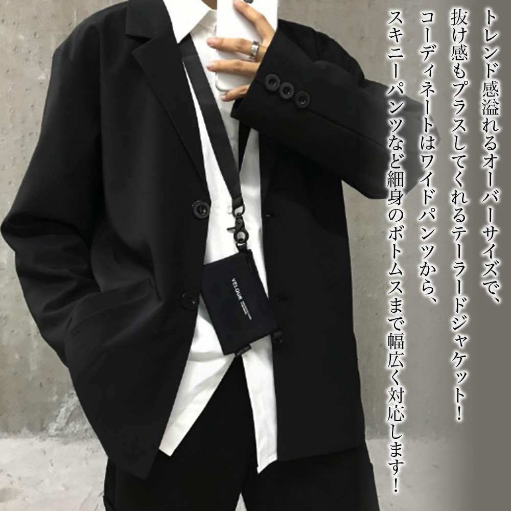 【＼クーポン利用で20%OFF!／】 テーラードジャケット メンズ ルーズテーラードジャケット 40代 テーラード ブランド 30代 ブレザー ブルゾン テーラードジャケット カジュアル コーデュロイ おしゃれ アウター 厚手 ステンカラー Tシャツ セール 大きい ジャケット