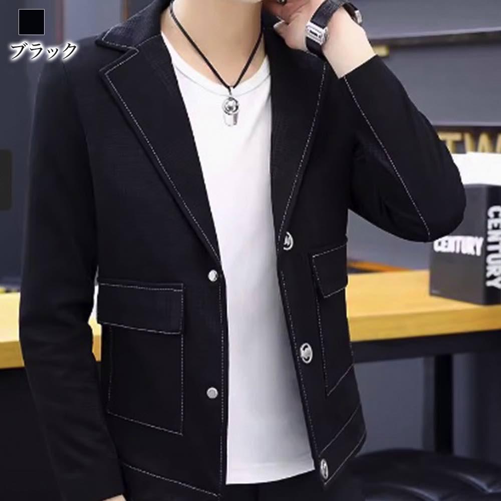 テーラードジャケット メンズ BIGポケットスリムジャケット 白 スーツ チェック 40代 テーラードジャケット カジュアル ブレザー ブルゾン 厚手 ステンカラー 冬 ジャケット ブランド 大きい テーラード 春 秋 Tシャツ セール おしゃれ 中綿 30代 アウター コーデュロイ