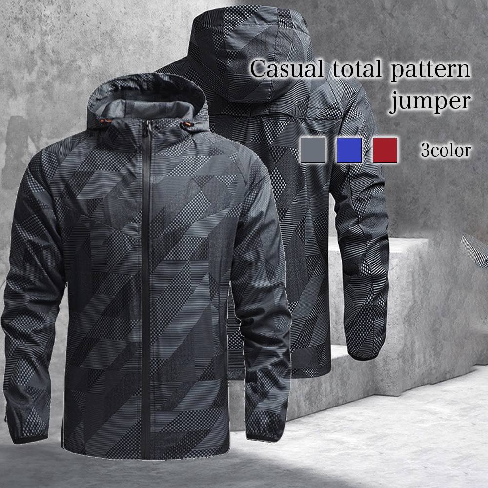 スーパーセール タイムセール SALE パーカー メンズ カジュアル総柄ジャンパー 長袖 プルオーバー 秋 モコモコ ゆったり オーバーサイズ ジップ 冬 ゴル...