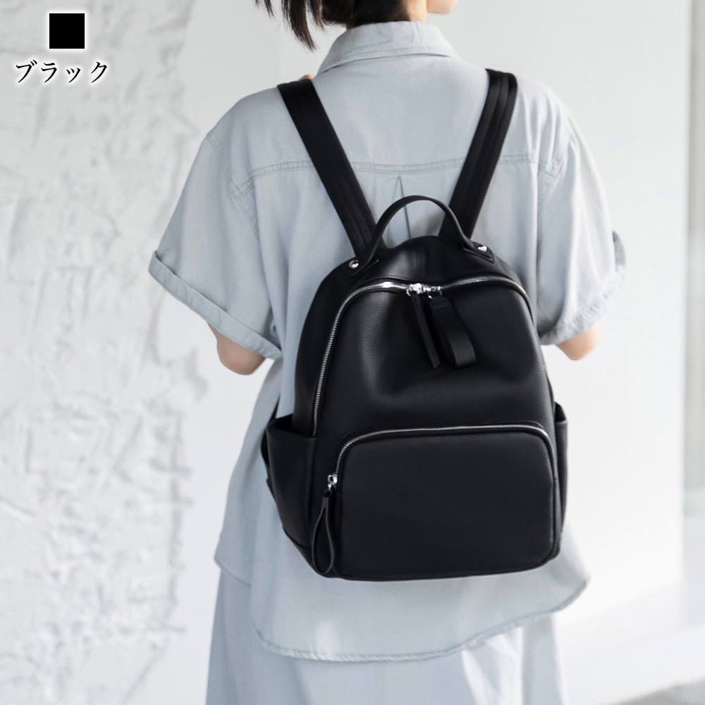 ＼ 利用で ! リュック レディース 本革スクエアバッグ 撥水 通勤用 PC 黒 バッグ 夏 レザー 軽い ビジネス 2WAY weartech-10090156 TOKYO SIC(トウキョウシック) サンプル画像3