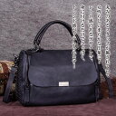 【\クーポン利用で20%OFF!/】 ハンドバッグ レディース スタッズショルダーバッグ 冬 トートバッグ レザー革 カジュアル ブランド 軽い 黒 ショルダーバッグ 本革 小さめ おしゃれ 春 ワンマイルバッグ 夏 人気 トート 斜めがけ ミニ 財布