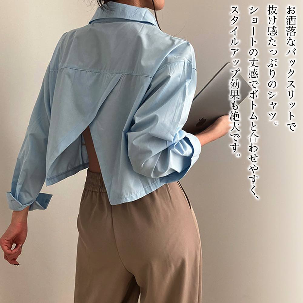 Sleeveless - 【＼クーポン利用で20%OFF!／】 シャツ レディース バックスリットシャツ 麻 カジュアル ブランド 長袖 ロゴ 暖かい ポロシャツ 秋 しわになりにくい 厚手 大人 ブラウス 襟付き 冬 ランニング スポーツ 事務服 カットソー おしゃれ トップス 春 Tシャツ