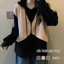 ベスト レディース リブニットジップベスト ロング ブランド 可愛い 襟なし 人気 フリース キルト お年寄り シニア 厚手 冬 ウール アウター 中綿 スポー...