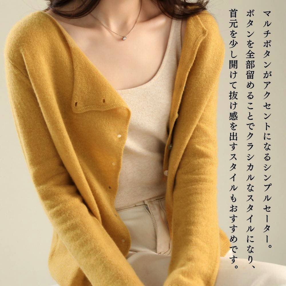【＼クーポン利用で20%OFF!／】 ブラウス レディース マルチボタンセーター 事務服 フリル 高品質 Tシャツ 春 スーツ ボウタイ ワンピ..