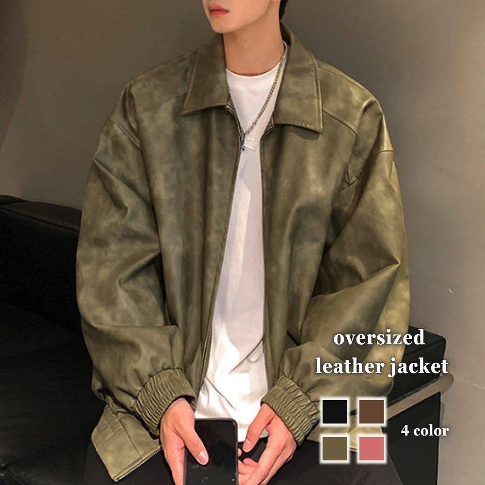 ライダースジャケットメンズオーバー...