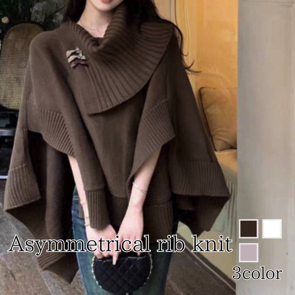 ブラウスレディースアシンメトリーリ...