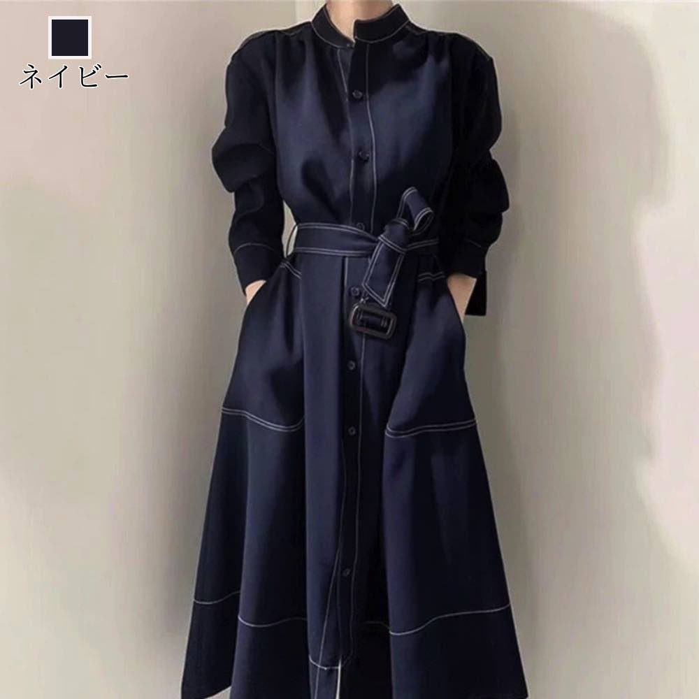 シャツ レディース 2WAYデニムロングシャツ...の紹介画像3