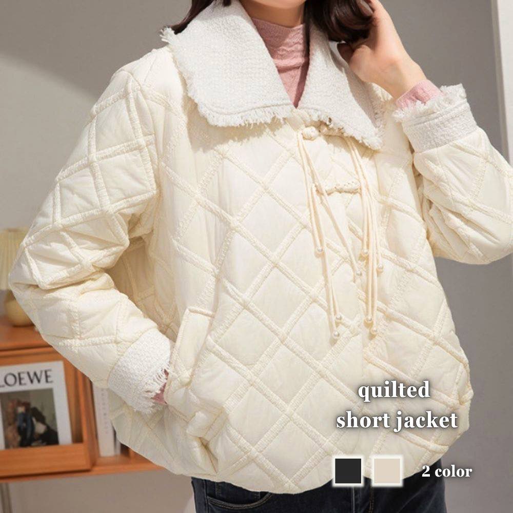 ステンカラーコートレディースキルテ...