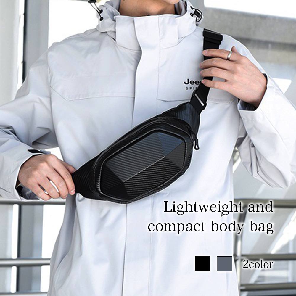 Men'S Bag - ボディバッグ メンズ 軽量コンパクトボディバッグ 冬 スポーツ 横型 ブランド 大人 大容量 軽い おすすめ 防水 春 大きめ ハイ ショルダーバッグ ウエストポーチ おしゃれ 小さめ ウエストバッグ きれいめ 50代 秋 40代 30代 撥水 夏 人気 かっこいい バッグインバッグ