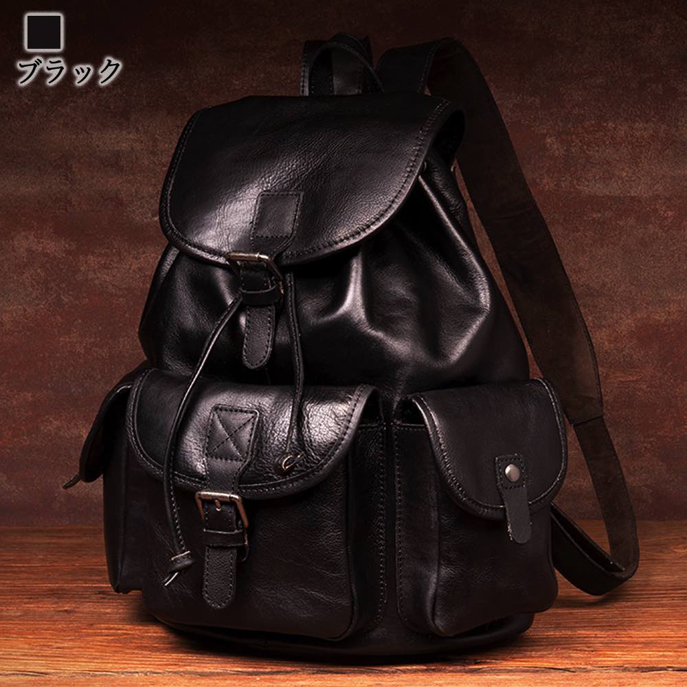 ＼ 利用で ! リュック メンズ 巾着式レザーリュック 春 40L リュックサック ビジネスリュック 秋 大学生 アウトドア 大 weartech-10090132 TOKYO SIC(トウキョウシック) サンプル画像3