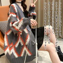 【\クーポン利用で20%OFF!/】 カーディガン レディース オーバーデザインカーディガン ベージュ 黒 長袖 ロング きれいめ 暖かい ゆったり ニット 丸首 ウール 人気 フリース 秋 Vネック ショート丈 大きいサイズ ブラック 春 ケーブル あったか おしゃれ 厚手
