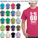  ギルダン GILDAN Tシャツ 半袖 6oz ヘビーウェイト サイズ SXL 61色 #2000  無地 ユニセックス 男女兼用 男性用 女性用 ビックサイズ 大きいサイズ カジュアル ストリート ポイント消化