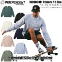 休日 翌 翌々日出荷商品アリ INDEPENDENT trading Company (インディペンデント トレーディング カンパニー) 13.5 oz ヘビーウェイト クルーネック スエット スウェット トレーナー 7色 5サイズ IND5000C スノー スケート ボード レジェンド