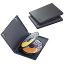 エレコム ELECOM DVDトールケース 3枚収納/3枚 ブラック CCD-DVD07BK