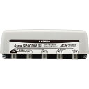 マスプロ電工 4K・8K対応 全端子電流通過型 4分配器 屋外用 パック製品 SP4CDW-P(2)
