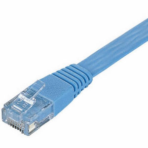 エレコム ELECOM 50m CAT5準拠 スーパーフラットLANケーブル LD-CTFS/BU50（ブルー）