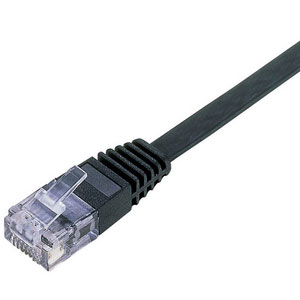 エレコム ELECOM 15m CAT6準拠 LANケーブル スーパーフラットタイプ LD-GF/BK15（ブラック）