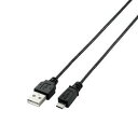 エレコム ELECOM 極細Micro-USB A-MicroB ケーブル ブラック MPA-AMBXLP20BK(2)