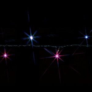 ジェフコム LEDルミネーション（連結タイプ） LEDストリング 10m 白・ピンク SJ-E05-10WP