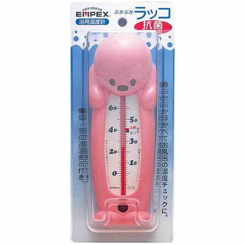 エンペックス EMPEX 湯温計 浮型 ぷかぷかラッコ ピンク TG-5203