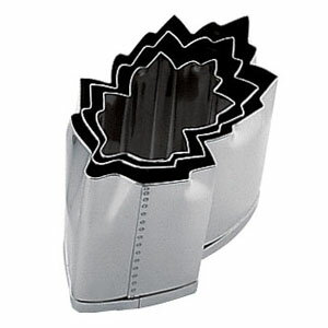 SA 18-8 業務用 抜型 菊の葉 中