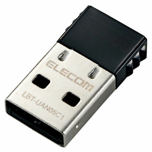 【送料無料】エレコム ELECOM 小型USBアダプター Bluetooth4.0 Class1 Windows10対応 ワイヤレス LBT-UAN05C1▽▼