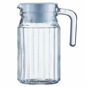 アルコロック Arcoroc クワドロ ピッチャー 0.5L 冷蔵庫用 ガラス製 G2667 17743 ガラス ピッチャー 500ml ウォーターピッチャー ...