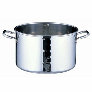 SAパワー・デンジ半寸胴鍋 目盛付 蓋無 33cm