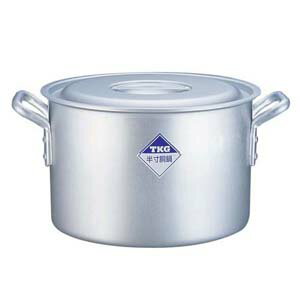 半寸胴鍋 アルミニウム アルマイト加工 目盛付 TKG 51cm