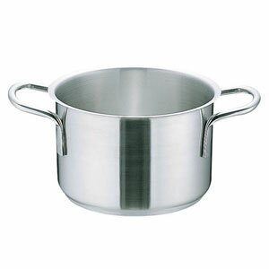 ムラノ インダクション18-8 半寸胴鍋 蓋無 32cm