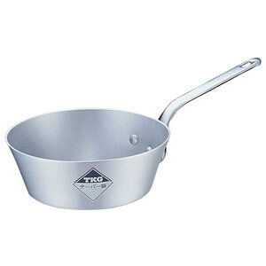 テーパー鍋アルミニウム アルマイト加工 TKG 24cm