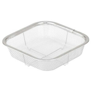 18-8 ミニ角ざる 13cm