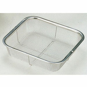 18-8 ミニ角ざる 20cm