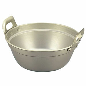 アカオアルミ しゅう酸アルマイト 段付鍋 39cm